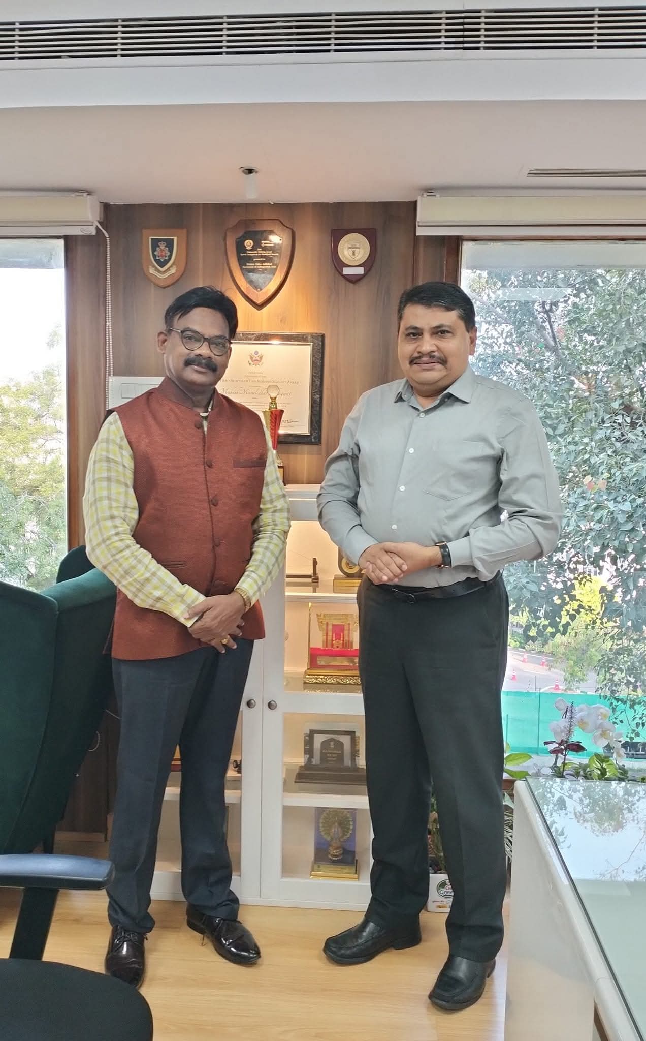 Meeting with Sri Mahesh Bhagavat IPS Addl DGP Law and Order