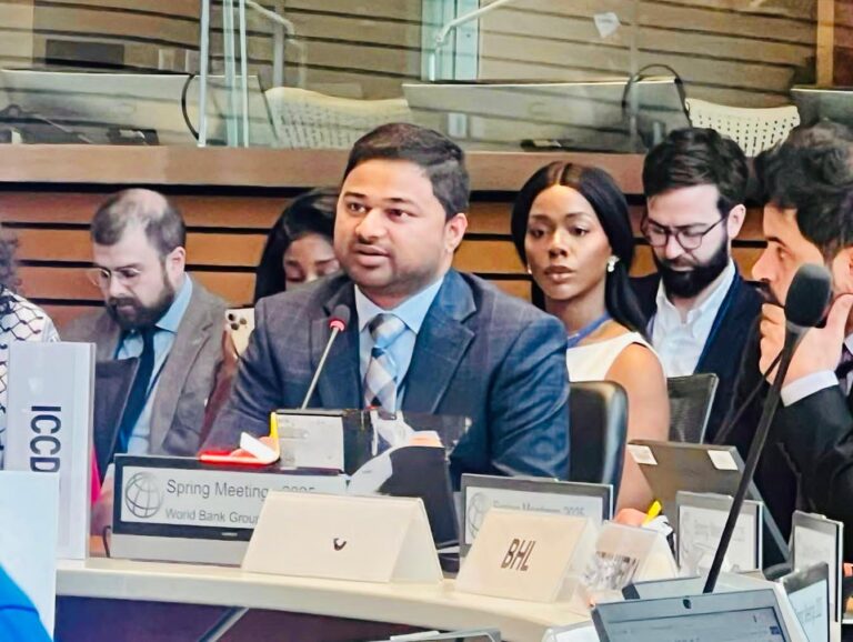 Mr. Ashraf Syed, Assistant Secretary General of ICCDR